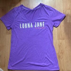 Lorna Jane purple athletic tee